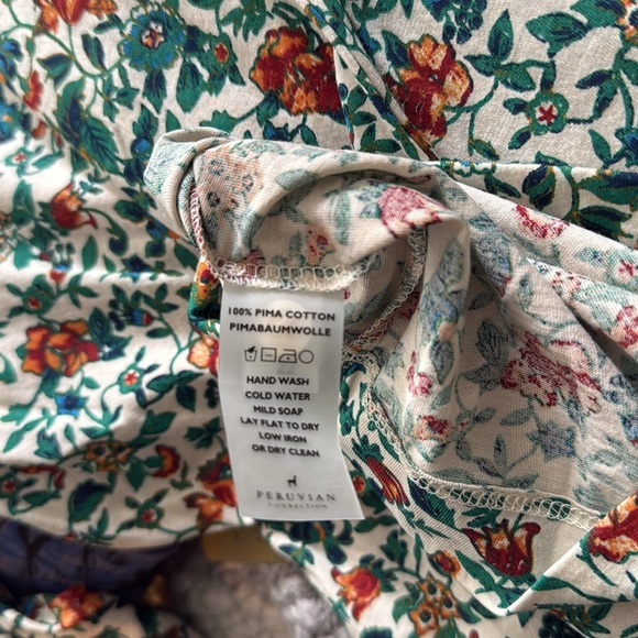 NWT Peruvian Connection Prairie Flower Dress - Picture 7 of 7